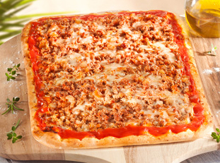 pizza bolognaise