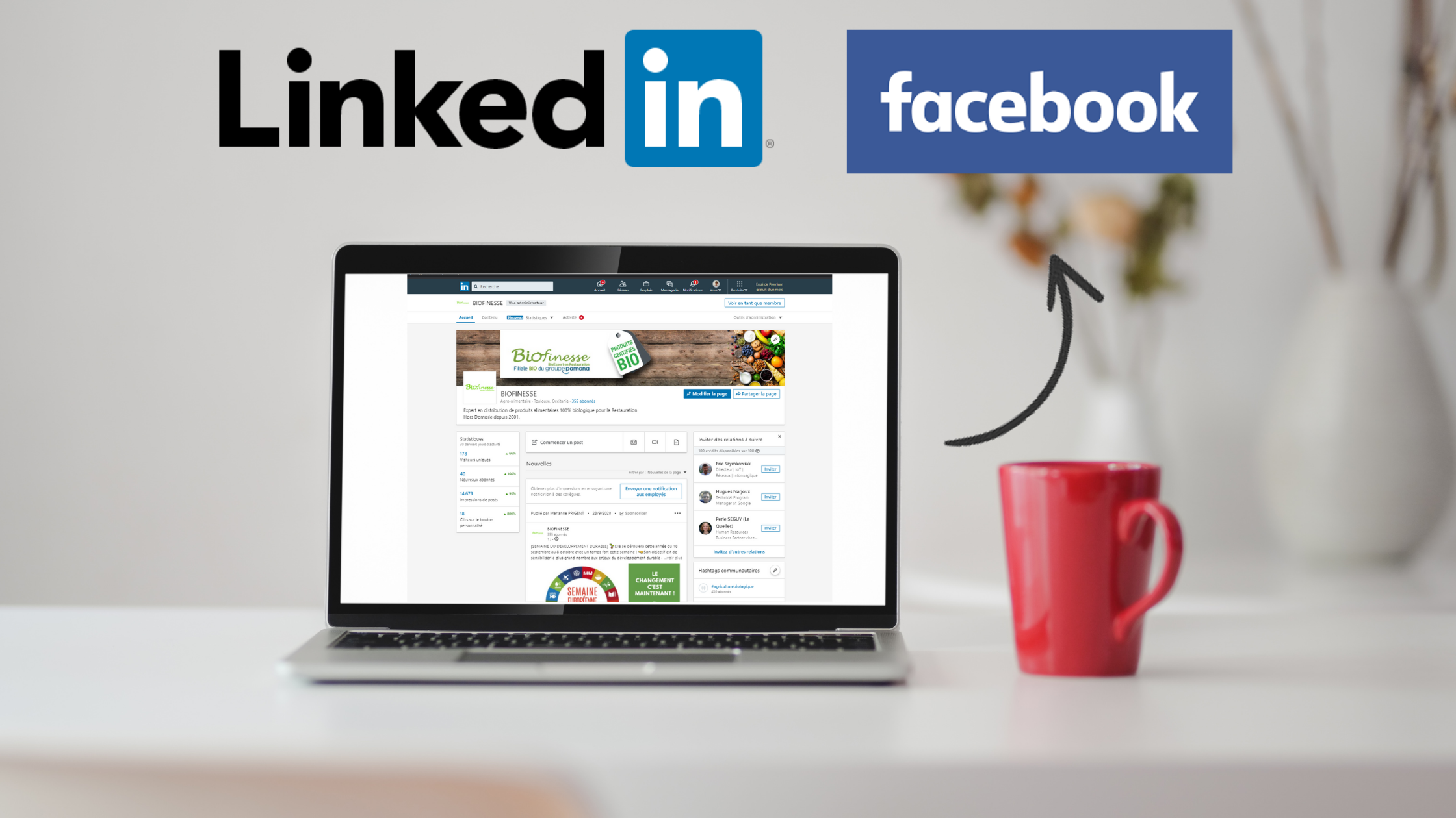 Découvrez nos pages LinkedIn et Facebook Découvrez nos pages LinkedIn et Facebook