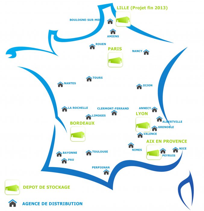 carte logistique