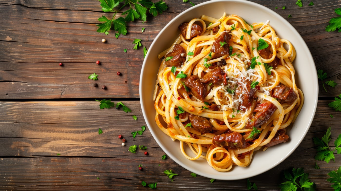 Linguine tandoori