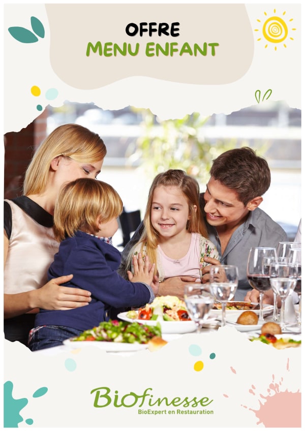 Offre menu enfant 2025